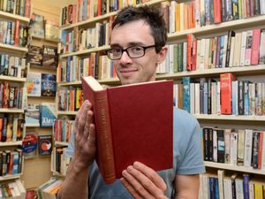 Supporting image for story: Mott the who? Shrewsbury charity shop chuffed over rare book
