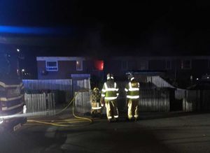 Firefighters were called on Halloween