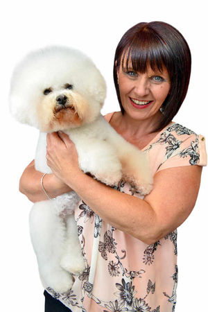 Patricia Kimberley with Daisy