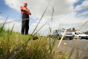 Derek Edwards is among those unhappy at the state of the grass