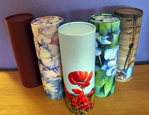 Scatter tubes for ashes