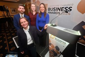 Ruth Ross with Matthew Lowe (Director of Business), Rachel Owen (Director of Membership), Kelly Riedel (Events Manager) 