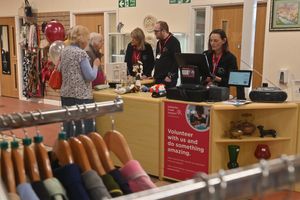 The opening of the new store