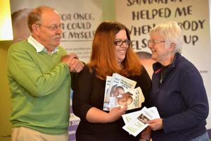 Volunteers - Richard Jopling and Carol Forty with Kerry