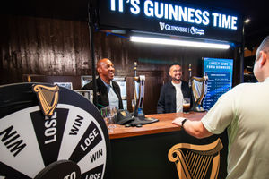 Aston Villa legend Dion Dublin joins football fans at Bar Home Lichfield