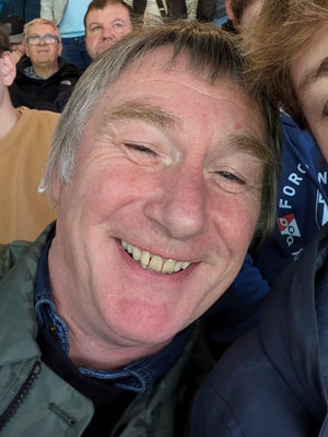 Mark Townsend, 57, a West Brom fan who died after he became unwell at Sheffield Wednesday's Hillsborough stadium on September 28, 2024.