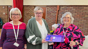 President Janis Lomas Introducing new member Teresa Littlewood; sponsored by Alison Murray 