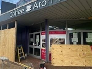 Supporting image for story: Boarding installed in Telford town centre after 'sudden spike' in anti-social behaviour and rough sleeping