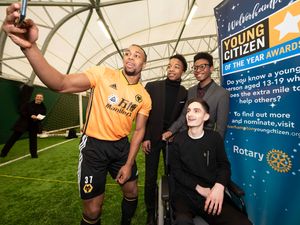 Supporting image for story: Budding sports reporter scores interview with Wolves star Adama Traoré