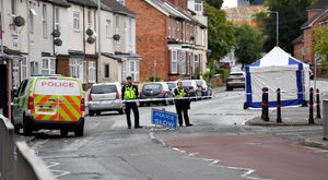 New Hampton Road East, where detectives were carrying out house-to-house inquires 