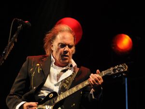 Supporting image for story: Neil Young confirmed as first Glastonbury headliner after backtracking on offer