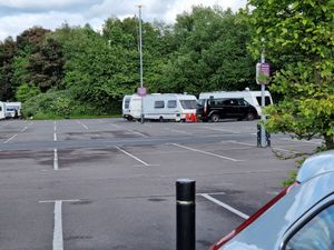 Supporting image for story: Travellers set up 'unauthorised encampment' on Walsall supermarket car park