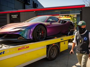 Supporting image for story: Vehicles towed from Andrew Tate’s home after new human trafficking allegations