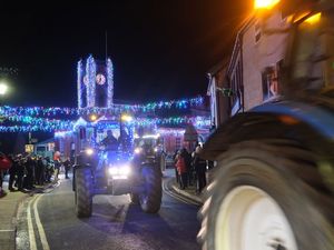 Supporting image for story: Illuminated tractor run raises more than £3,000 for cancer charity