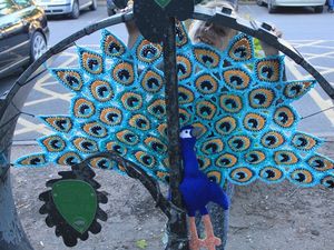 Supporting image for story: Yarn bombers promise to return to Ellesmere