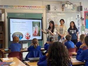 Supporting image for story:  Shropshire college students head back to primary school to volunteer  