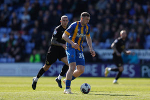Jordan Shipley of Shrewsbury Town.