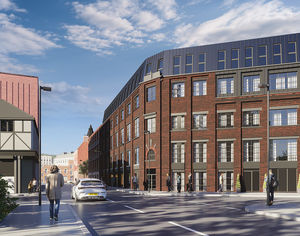 Visualisation of the proposed development in Great Hampton Row, Birmingham. From Cordia UK press release.