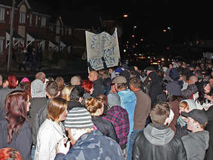 Supporting image for story: Families in protest after alleged kidnap