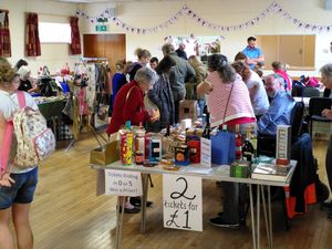 Supporting image for story: Villagers in Shropshire turn out in droves to mark hall's 100th anniversary