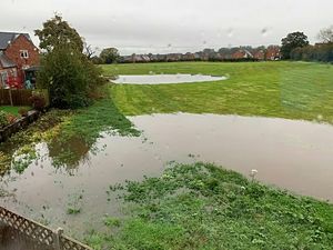 Residents living near a proposed housing development off Chester Road, Whitchurch, say flooding regularly occurs. Picture: Graham King