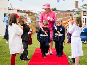 Supporting image for story: Platinum Jubilee: Shropshire pupils welcome visit from royal special guest