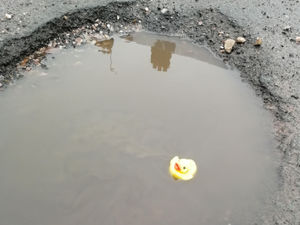 Supporting image for story: Drivers ‘driven mad’ by state of pothole-plagued Shropshire roads