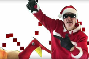 Supporting image for story: New adventures for Eric the Turkey and Shropshire singer Adrian - watch their new video