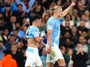 Supporting image for story: Erling Haaland scores 50th Champions League goal as Man City cruise past Napoli
