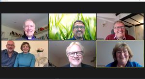 Kate was officially licensed as priest-in-charge of St Martin's church in Bradley through a Zoom licensing session