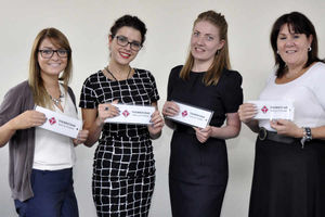 Legal firm apprentices – Emily Parker, Ellie Arnold and Poppy Way