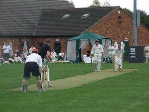 Cricketers at Burntwood St Matthews enjoy a game