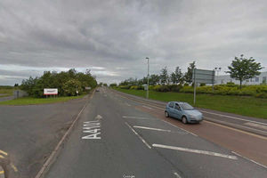 A new car park could be built on land off to the left of Pensnett high street opposite Dudley's Russells Hall Hospital to the right