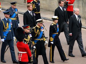 Supporting image for story: Royal family observing week of mourning for the Queen after emotional funeral
