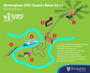 Baton relay route