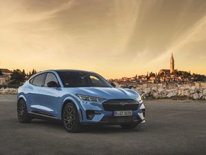 Supporting image for story: First drive: Is the Ford Mustang Mach-E the first true electric muscle car?