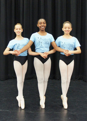 In photo (from left to right): Polly Porter, Jaycee McDonald-Smith, Shennai Sahota. Photo by: Ben Garner