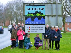 Supporting image for story: New signs celebrate Ludlow's Fairtrade credentials