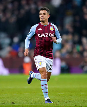 Aston Villa's Philippe Coutinho