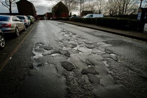 The machine has been designed so that it can manage small potholes