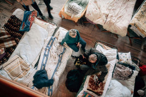 The refugee camp at Chelm