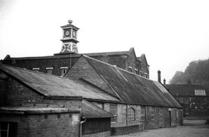 The original 1959 museum at Coalbrookdale, which has long disappeared - the building was demolished to make way for parking.