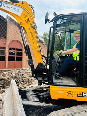 Matron Clare Gregory was on hand as the ground was broken.