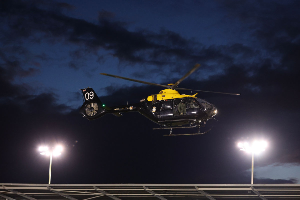 Helicopter set to land on pitch for special delivery at Shrewsbury Town game this weekend
