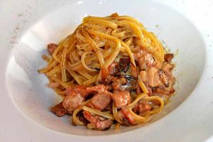 Pasta fantastic – linguine carbanara