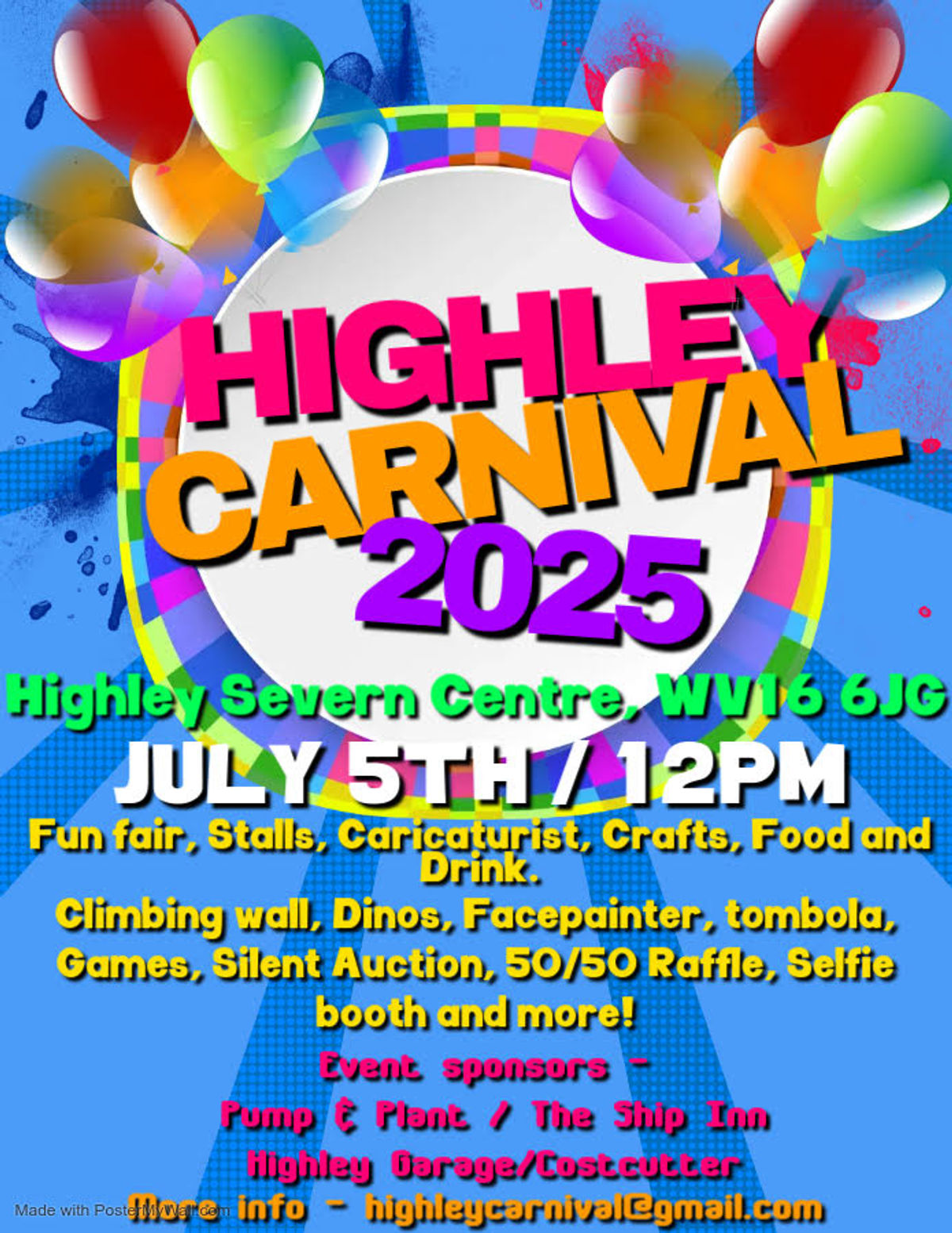 The Highley Carnival is coming!