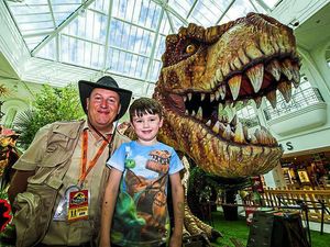 Supporting image for story: Dorothy the T-Rex is a hit in Telford