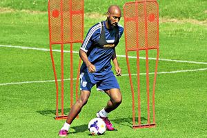 In training before the season