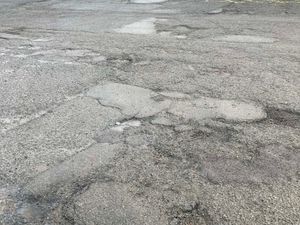 Supporting image for story: Over 100 potholes in an unlit Builth Wells car park is ‘an accident waiting to happen’, council says