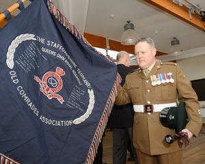 The colours of the Staffordshire Yeomanry